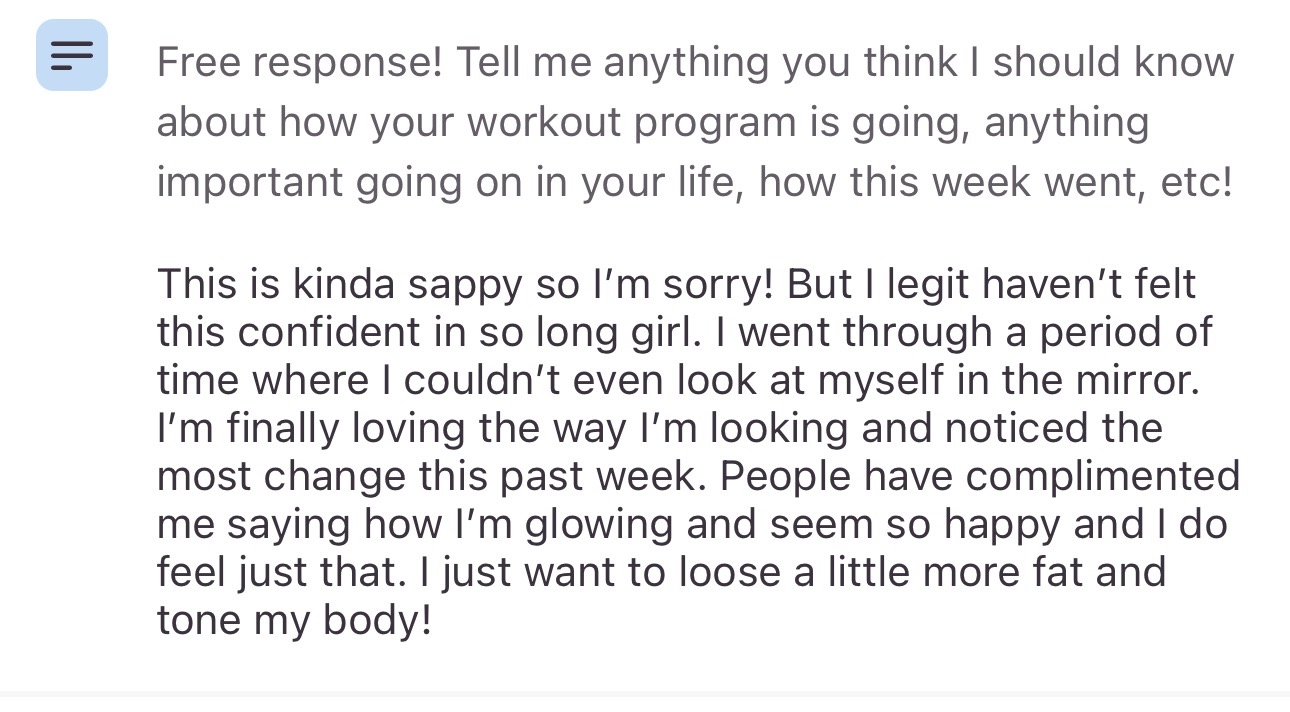Phoenix Evolution Training client testimonial screenshot